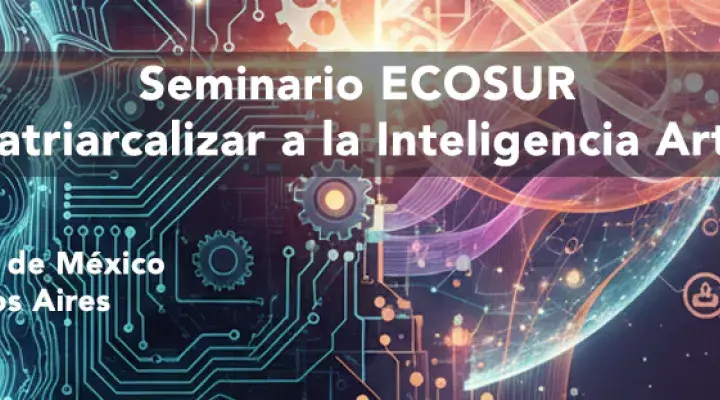 Seminario ECOSUR | Despatriarcalizar a la Inteligencia Artificial · IA