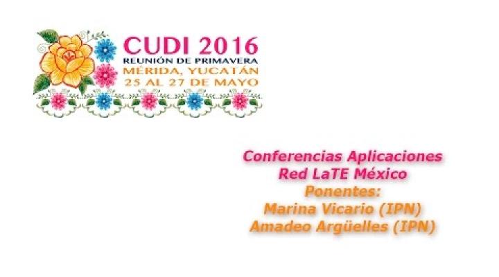 Preview image for the video "#CUDIPrimavera2016 Aplicaciones: Red Late México".