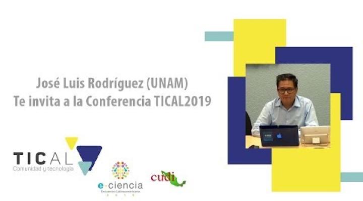 Preview image for the video "#TICAL2019 José Luis Rodríguez te invita a la Conferencia TICAL".