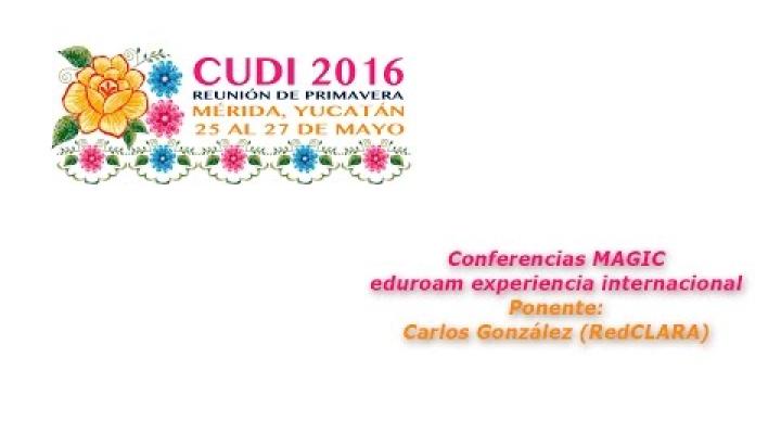 Preview image for the video "#CUDIPrimavera2016 Aplicaciones: eduroam experiencia internacional".