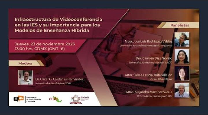 Preview image for the video "Infraestructura de Videoconferencia en IES y su Importancia para los Modelos de Enseñanza Híbrida".