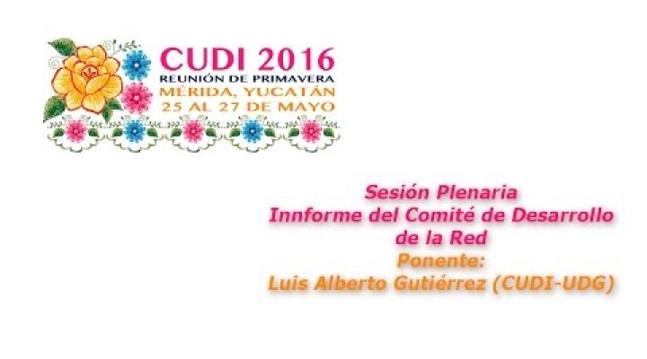 Preview image for the video "#CUDIPrimavera2016 Sesión Plenaria: Informe CDR".