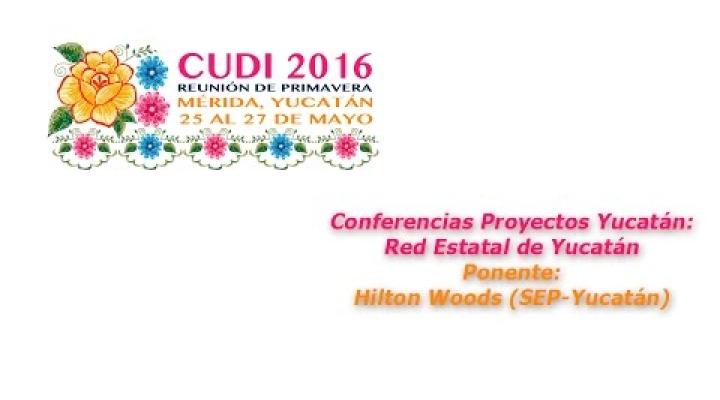 Preview image for the video "#CUDIPrimavera2016 Aplicaciones: Red Estatal de Yucatán".