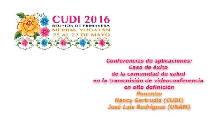 Preview image for the video "#CUDIPrimavera2016 Aplicaciones: Caso de éxito de la comunidad de Salud".