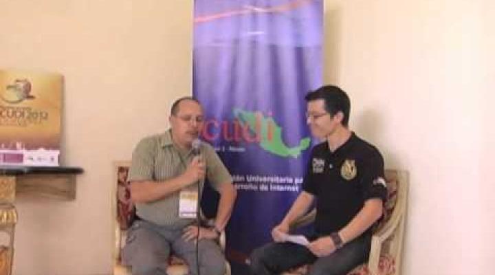 Preview image for the video "Entrevista con Oscar Cárdenas en la Reunión de Otoño 2012, CUDI".
