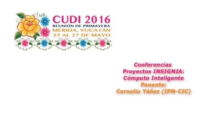 Preview image for the video "#CUDIPrimavera2016 Aplicaciones: Cómputo Inteligente".