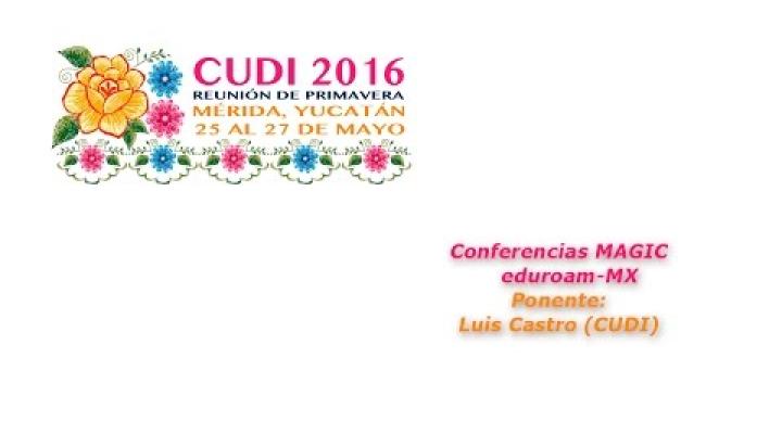 Preview image for the video "#CUDIPrimavera2016 Aplicaciones: eduroam-MX".