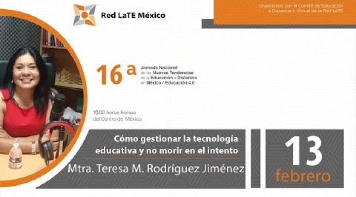 Preview image for the video "#DíaVirtual RedLaTE: Cómo gestionar la tecnología educativa y no morir en el intento".