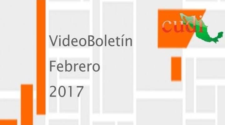Preview image for the video "VideoBoletín Febrero 2017".