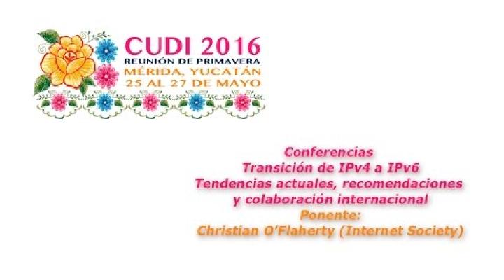 Preview image for the video "#CUDIPrimavera2016 Redes: Tendencias actuales, recomendaciones y colaboración internacional".