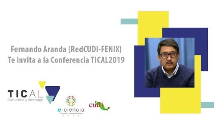Preview image for the video "#TICAL2019 Fernando Aranda te invita a la Conferencia TICAL".