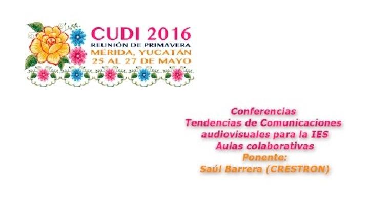 Preview image for the video "#CUDIPrimavera2016 Redes: Aulas colaborativas".