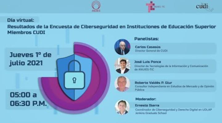 Preview image for the video "Encuesta Ciberseguridad en Instituciones de Educación Superior | Miembros CUDI | Resultados".