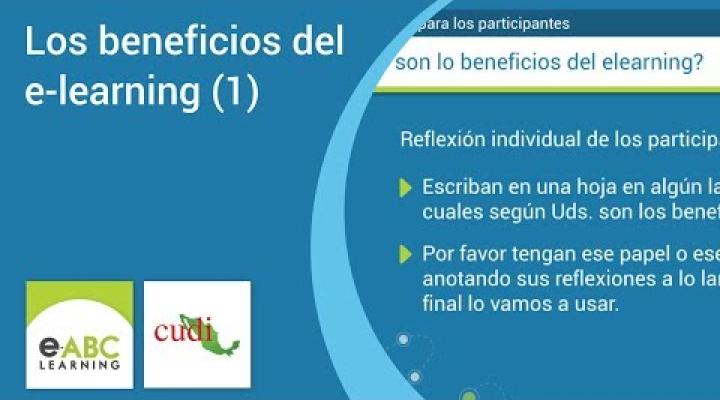 Preview image for the video "Los beneficios del e-Learning (1)".