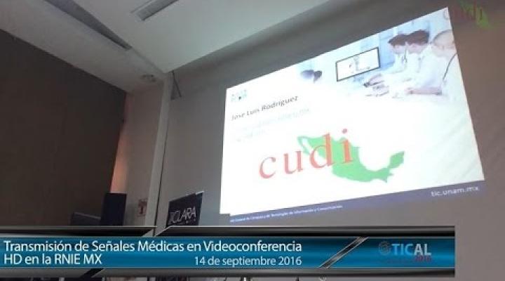 Preview image for the video "Transmisión de Señales Médicas en Videoconferencia HD en la RNIE MX".