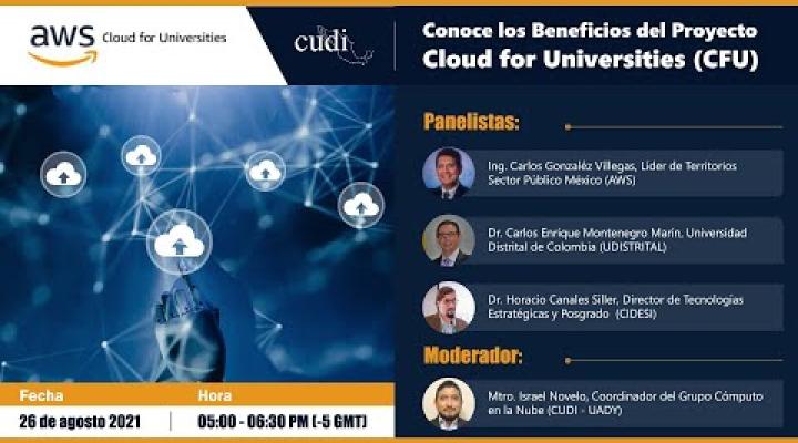 Preview image for the video "“Cloud for Universities“ de AWS | CUDI | ANUIES | Beneficios del proyecto".