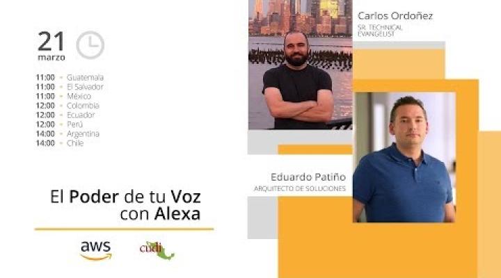 Preview image for the video "#WebinarAWS El poder de tu voz con Alexa".