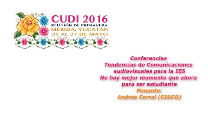 Preview image for the video "#CUDIPrimavera2016 Redes: No hay mejor momento que ahora para ser estudiante".
