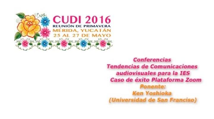 Preview image for the video "#CUDIPrimavera2016 Redes: Caso de éxito plataforma Zoom".