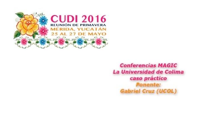 Preview image for the video "#CUDIPrimavera2016 Aplicaciones: La Universidad de Colima, caso práctico".