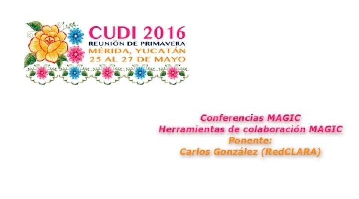 Preview image for the video "#CUDIPrimavera2016 Aplicaciones: Herramientas de colaboración MAGIC".