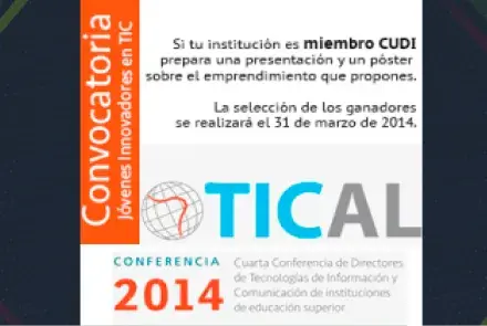 TICAL 2014. Convocatoria para taller de Jóvenes Innovadores en TIC
