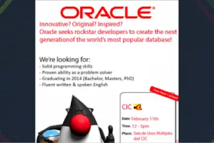 ORACLE Realizará su Reclutamiento de Primavera en el CIC- IPN
