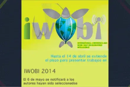 Hasta el 14 de abril se extiende el plazo para presentar trabajos para IWOBI 2014