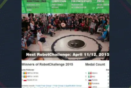 México, primer lugar en concurso Robotchallenge 2015