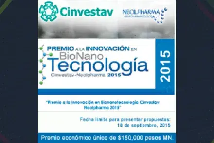 Premio a la Innovación en Bionanotecnología Cinvestav Neolpharma 2015