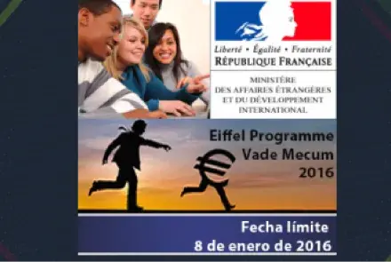 Alerta de fondos: Eiffel Programme Vade Mecum 2016