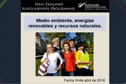 Alerta de fondos: New Zealand Scholarships Programme