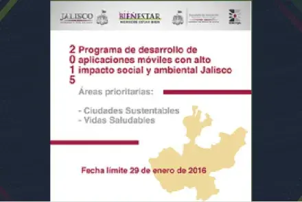 Programa de Desarrollo de Aplicaciones Móviles con Alto Impacto Social y Ambiental Jalisco 