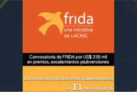 Convocatoria de FRIDA por US$ 235 mil en premios, escalamientos y subvenciones