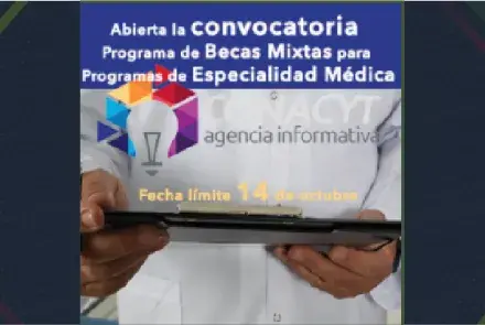 Abierta la convocatoria Programa de Becas Mixtas para Programas de Especialidad Médica