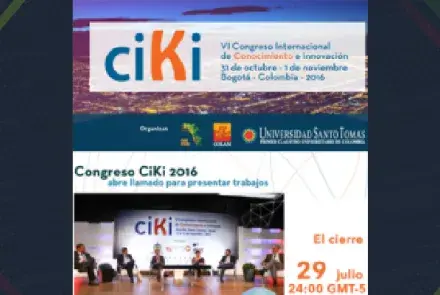 Llamado a presentar trabajos para participar en ciKi 2016