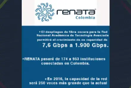 ¡Lista nueva infraestructura de RENATA para Colombia!