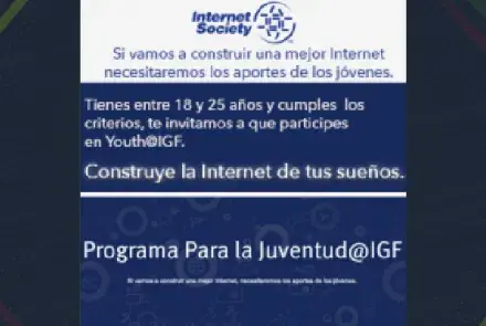 Convocatoria: Programa para la Juventud@IGF