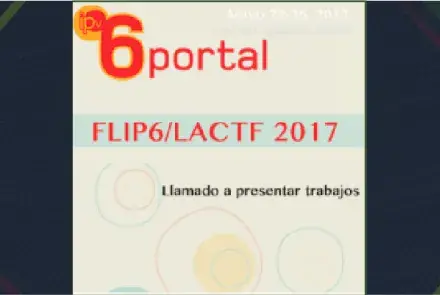 FLIP6 - 2017, Llamado a presentar trabajos