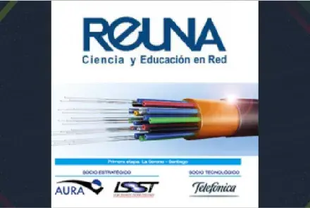 Primer tramo de red troncal de fibra óptica de alta velocidad  para la investigación y educación entre la Serena y Santiago en Chile