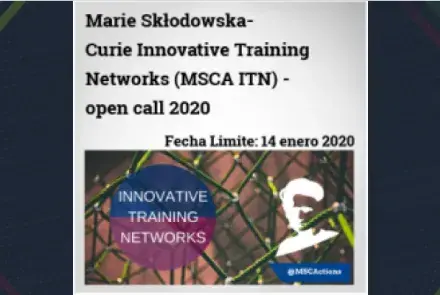 Marie Skłodowska-Curie Innovative Training Networks (MSCA ITN) - open call 2020
